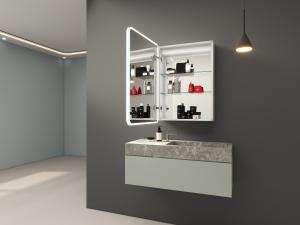 China Moisture Proof Led Medicine Cabinet High Brightness Bathroom Cabinet With Light factory