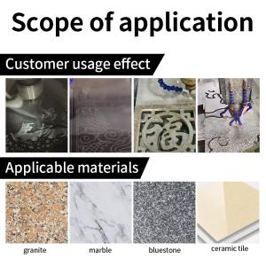 High Quality PCD Diamond Four Edge End Mill Marble Granite Stone Carving Tools