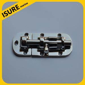 China BARREL BOLT CHROME PLATED BRASS Gate Door Latch Draw lock Bathroom Toilet Shed factory
