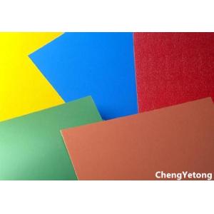 HDP Coating Plain Coloured Galvanised Sheets , Chemical Resistance Pre Coated