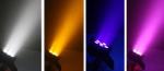 18pcs RGBWAUV 6IN1 Flat Par Lights for Silent Wedding Palace Uplight DMX512