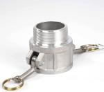 Stainless Steel 301/304/316 Cam Groove Hose Fitting 2" Part B for Secure