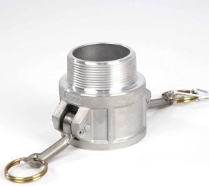 China Stainless Steel 301/304/316 Cam Groove Hose Fitting 2&quot; Part B for Secure Connection factory