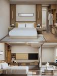 Customised Modern 5 Star Bedroom Furniture Standard Comfortable Wooden Beds
