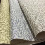 Colorful Glitter Fabric Roll Leaf Flower Pattern Customized Color Wide