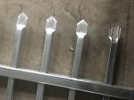 Customized Black Zinc Steel Metal Garrison Fence Panels Maintenance Free