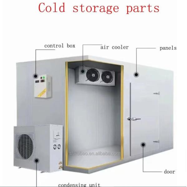 20KW Cold Storage Logistics Solutions US Interstate Cold Storage Chamber Construction For 144m³