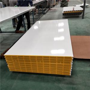 China 25 years firproof greywhite 1150-50-0.376mm mgo sandwich panel for clear room factory