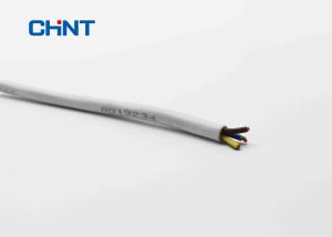 China White Sheath PVC Insulated Wire , 3 Core PVC Flexible Cable RVV 0.5mm - 0.75mm factory