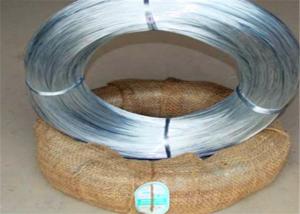 China 0.8mm BWG8 Galvanized Steel Wire 25kg/Coil Hessian Cloth Outside Packing factory