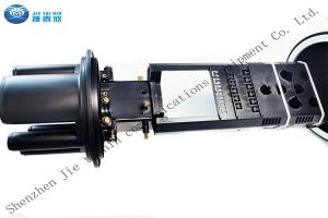 China Black ABS 144 Core Fiber Optic Splice Box FTTB 1 In 6 Out Outdoor factory