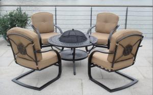 China backyard cast aluminum firepit-4009 factory