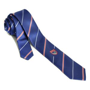 China 100% polyester satin custom logo tie factory