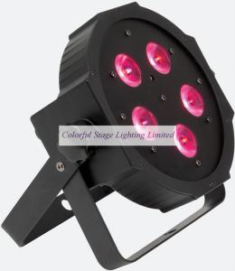 China 5x10W RGBW ColorFlat LED Par Fixture factory