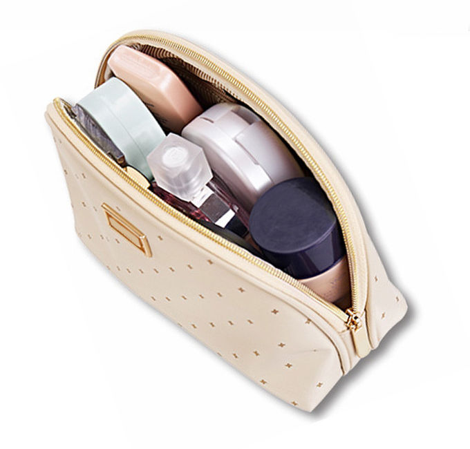 Korea Shell Shape Small Travel Polyester Cosmetic Bag