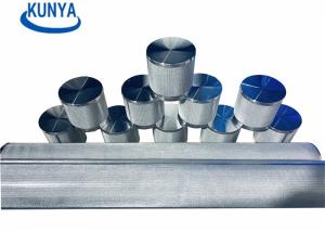 China 12mm Round Perforated Metal Mesh Cylinder 1um Glass Fiber Wire Mesh Tube factory