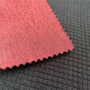 China 100 Polyester Jersey Bonded Fabric 75D 350gsm 150cm Waterproof Windproof factory
