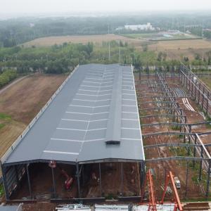 Multi-Span Prefabricated Steel Structure Warehouse Building