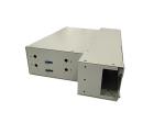 AL Material Fiber Optic Patch Panel 12 Ports 24 ports Integrated Splice Tray SC