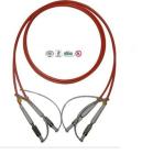 8 Cores DIN Type Fiber Optic Patch Cord Multimode For LAN , CATV