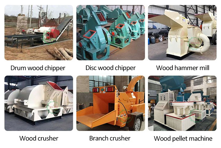Garden Wood Chipper Machine Self Feeding 3200*1300*1850mm