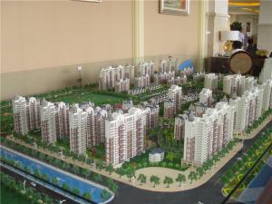 China Real estate model for makerting , led light house models factory