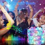 Smart Wi-Fi Fairy Lights Strig RGBW Christmas Decor Lights LED Holiday Festive
