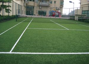China Stand Straight Rebound Tennis Synthetic Grass , Tennis Court Artificial Turf factory