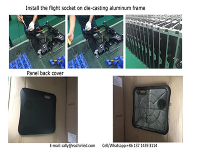 Die Casting Aluminum 3.91mm Rental Led Video Wall Full Color Led Display Screen