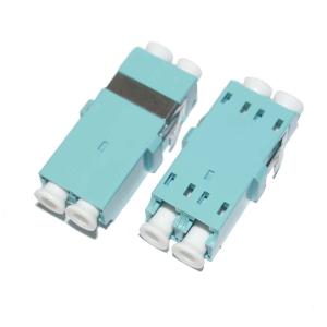 China Aqua Housing Simplex OM3 SC Fiber Optic Adapter for Multimode Fiber factory