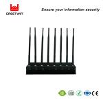 2.5dBi 8 Antennas Desktop Signal Jammer GSM 2g 3G 4G 5g Portable