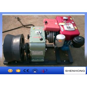 Lightweight Belt Driven Cable Winch Puller 400mm Diameter Cable Roller