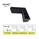KR-P0261 Durable Plastic Cabinet Feet , Modern L Shaped Furniture Feet High
