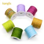 DIY Chinese Knot Nylon Braided Rope Taiwan Jade Thread Colorful Gold 0.8mm 1.0mm