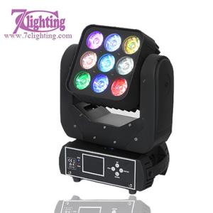 China 9x12W Matrix Moving Head Beam factory