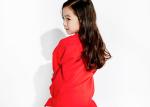 Round Neck Girls Size 7 Clothes , Little Girls Long Sleeve Shirts With Venonat
