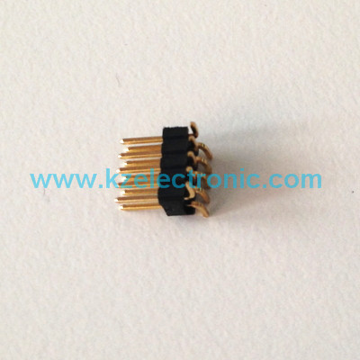 China 1.27mm dual row SMT pin header male header factory