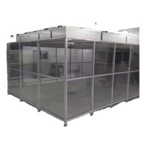 China Bright And Illumination Modular Aluminum Framed Softwall Clean Room factory