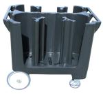 Hotel Restaurant Adjustable Dish Dolly For 11.7cm To 33cm Dishes