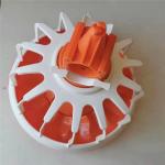 Automatic Poultry farm equipment floor Broiler Chicken Feeder Pan Feeding System