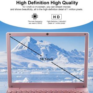 Slim Laptop 10.1 Inch IPS Panel Dual Core Intel 8GB DDR4 SSD English Keyboard
