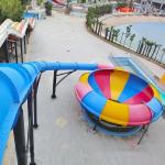 Theme Park Water Amusement Park Fiberglass Bowl Slide For Adult