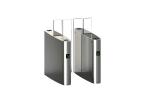 Anti Clipping BLDC Motor Acrylic Swing Turnstiles 100W Automatic Pedestrian