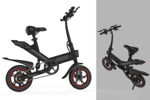 China Foldable Long Range Electric Bike , Elegant And Compact Power Assisted Bicycle factory
