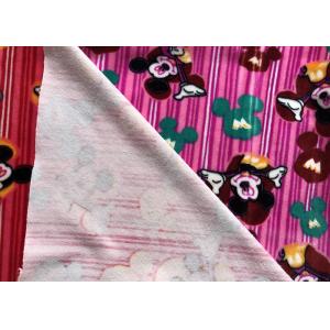 Printed 4 Way Stretch Polyester Spandex Velboa Minky Plush Fabric