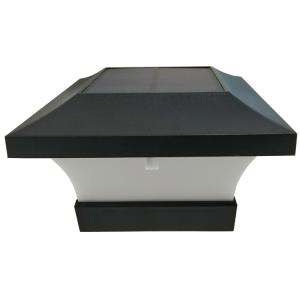 China 100LM Outside ABS Solar LED Garden Lights / Pillar Deck Fence Post Cap Lamp factory
