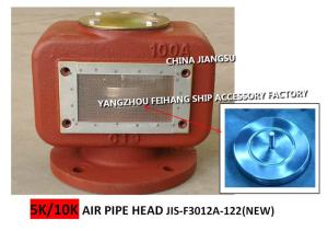 China JIS F3012 Marine daily standard air pipe head, main function of marine daily standard breathable cap factory