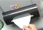 Luxury Home Anti Scratch Glossy Carbon Fiber Tissue Box