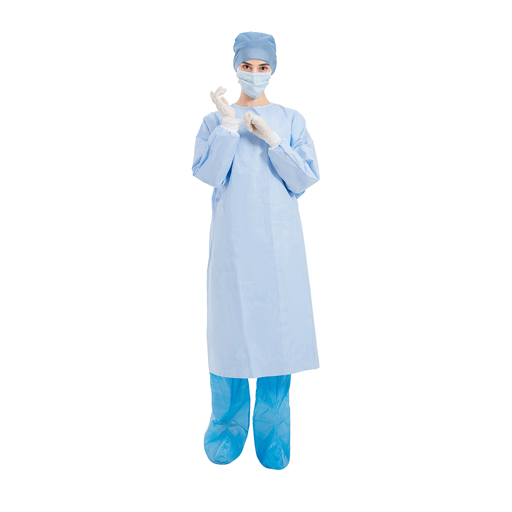 Sterile Disposable Surgical Gown AAMI Level 4 Full Back Type