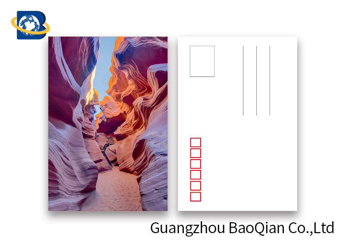 PET Seascape Pantone Color 3D Lenticular Printing Postcards For Greeting 10.5 X 14.8cm